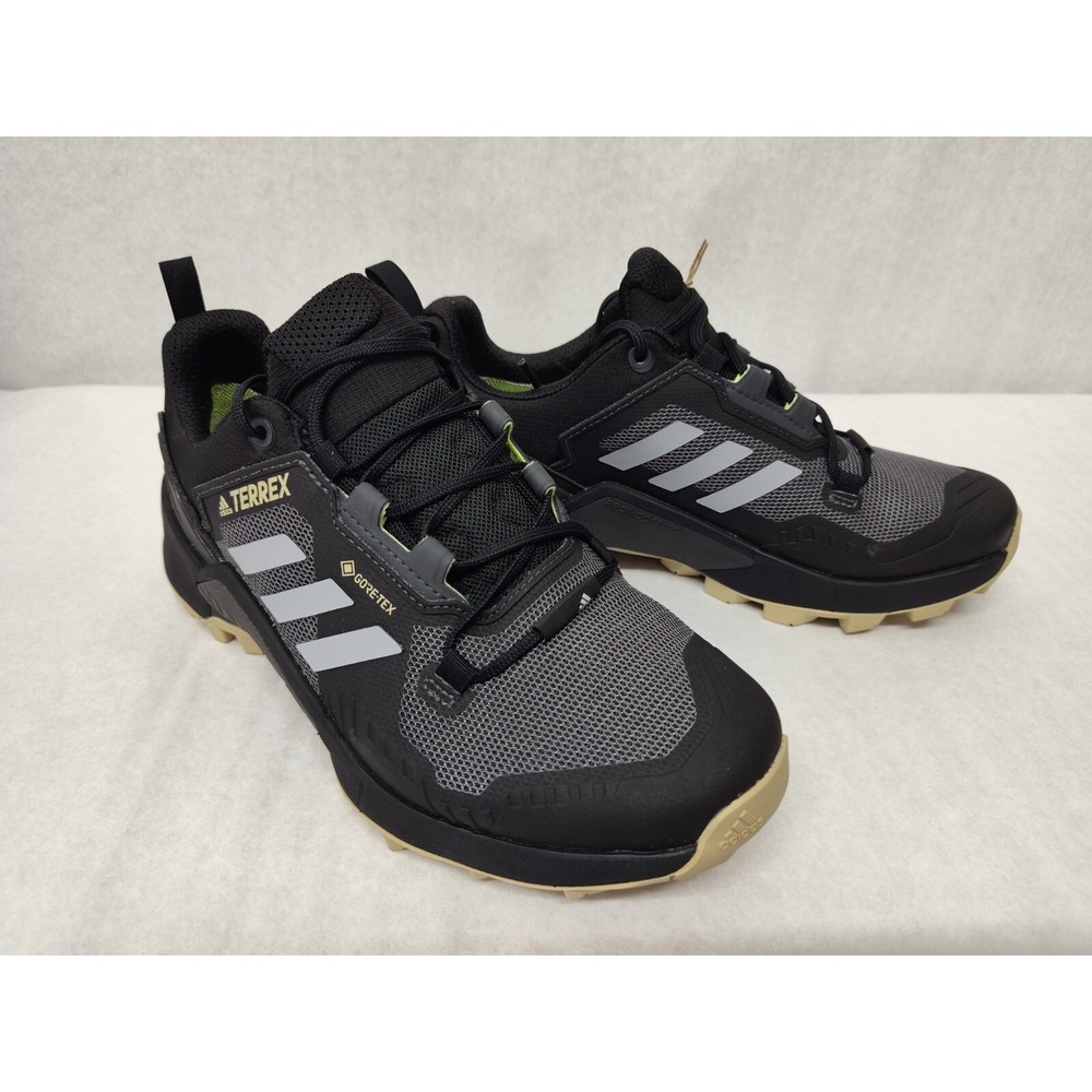 Adidas Women's Terrex Swift R3 GTX Hiking Shoes FW2779 Black Tan Sz 8